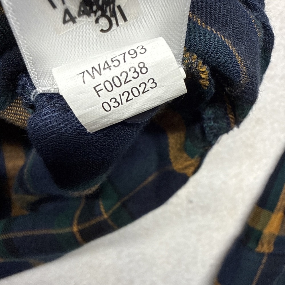 Lucky Brand Blue Womens Plaid Flannel long sleeve Top Shirt M Medium - Picture 5 of 12